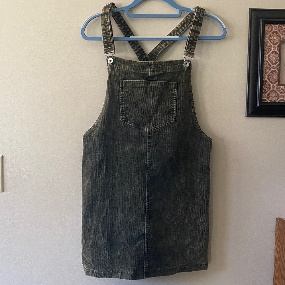 Peach Love California Olive Overall Dress